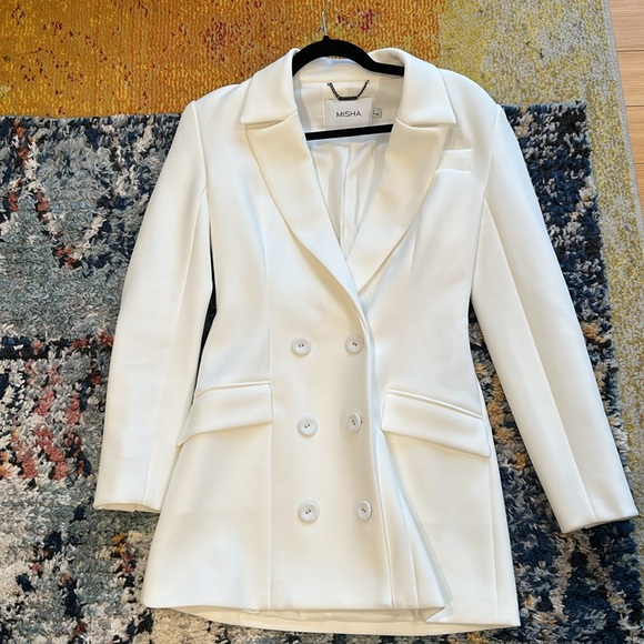 ANTHROPOLOGIE MISHA ANDER MINI BLAZER DRESS - Picture 5 of 7